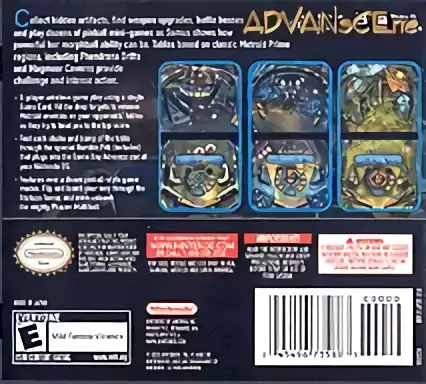 Image n° 2 - boxback : Metroid Prime Pinball